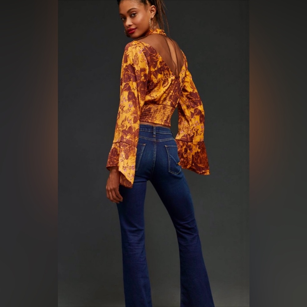 Hudson Petite Barbara High-Rise Bootcut Jeans